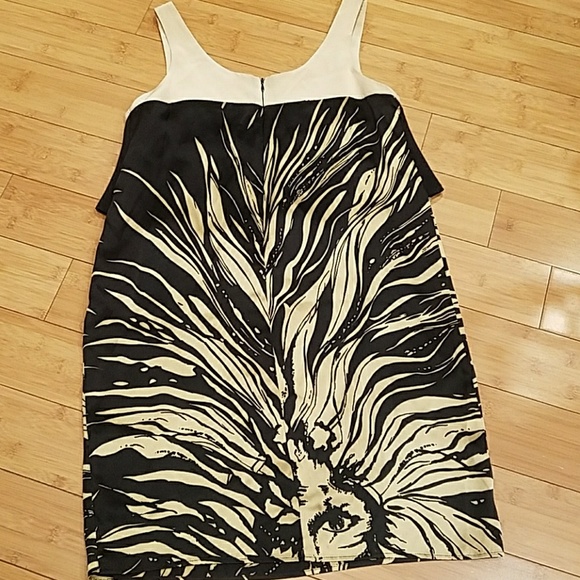 Karen Zambos Vintage Couture silk dress, Sz S - Picture 3 of 4